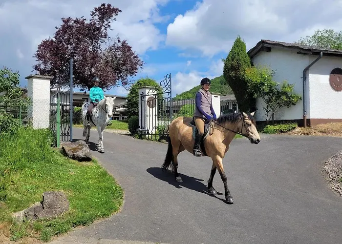בית חווה Landgut Pfauenhof - Landleben Geniessen Auf Dem Bio-reiterhof In Der Vulkaneifel